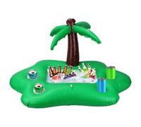 Gosknor Floating Drink Holder for Pool, Coconut Tree Inflatable Floating Drink Holder Tray Cool Summer Pool Parties Supplies Swimming Pools Drinking Floats Inflatable Pools Accessories for Adults