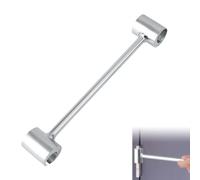 Gosknor Hinges Gap Adjusting Wrench, 0.91-0.98in Door Hinge Adjustment Tool Manual Hinge Adjustment Wrench Practical Door Hinge Repair Tool for Fire Clean Room Security Door(Silver)