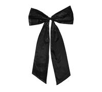 Gosknor Large Black Bow Party Decoration, 47x25 Inch Giant Big Satin Bow Wall Decor for Home Birthday Wedding Bachelorette Party Christmas Baby Shower Themed Gift Graduation Backdrop