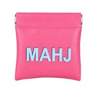 Gosknor Mahjong Dice Bag, Squeeze Mahjong Dice Pouch (Pink and Blue)