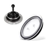 Gosknor Milk Frother Lid & Replacement Whisk for Nespresso Aeroccino 3/4/XL, Compatible with Multiple Models, Extends Lifespan