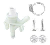 Gosknor RV Toilet Valve Replacement Kit, RV Toilet Foot Flush Valve Compatible with Dometic 300 310 320 RV Toilet Parts for RV Toilets & Marine Toilet