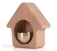 Gosknor Shopkeepers Bell for Door Opening Magnetic, Candy House Shape Wooden Shop Keepers Doorbell, Wind Chime Door Bell Harp Decoration for Business Entrance Home Garden Unique Housewarming Gift