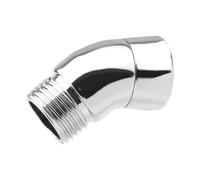 Gosknor Shower Head Elbow Adapter, 135 Degree Solid Copper Spray Head Swivel Angle Adapter Handheld Hose Pipe Arm Extension Connector for Bathroom Handheld and Fixed Showers