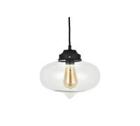 Goslett Clear Blown Glass Fish Bowl Pendant Light - Se Home