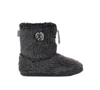 Gosling Snow Tipped Sherpa Slipper Boots in Washed Black