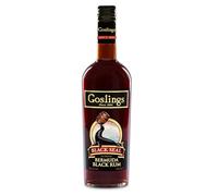 Goslings Black Seal Rum 70cl. ABV 40% Alcohol-Premium Dark Rum from Bermuda.