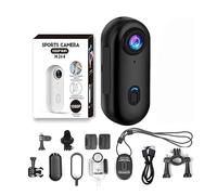 Gosnap - Thumb Camera, Gosnap - Go Snap Camera-4k Thumb Action, Wearable Mini Gosnap Body Camera with 360° Rotation Spring Clip (1080P,Black)