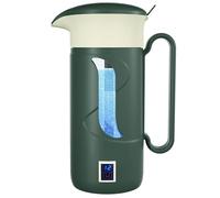 GOSOIT Hydrogen Water Pitcher Bottle Generator Ionizer Maker Machine with SPE and PEM Technology (Dark Green)