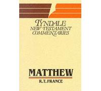 Gospel According to Matthew: Introduction and Commentary: 1 (Tyndale New Testament Commentaries)