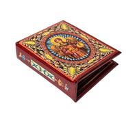 Gospel Amulet Decoration, Gospel Amulet Decoration, Gospel, Jesus Christ Amulet - Religious Book with Bible Embroidery with Jesus Christ Image and Amulet Inside