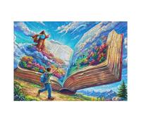Gospel Sacred Icon 300 Piece Jigsaw Puzzle Pack Figure Book Landscape Teens Beginners Cognitive Development Puzzle Fans Group Play Anniversary Recycled Cardboard 300 PCS