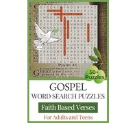 Gospel Word Search Puzzle with Faith Based Verses: Easy to Read Big Print for Christians at a Turning Point | 6x9 inches, 180 pages | 50 Plus Puzzles. ... Seniors for Holidays, Vacation, Reflection