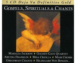 GOSPELS, SPIRITUALS & CHANTS - MAHALIA JACKSON, ARETHA FRANKLIN 5 CD NEW