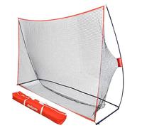 GoSports 10 ft x 7 ft Golf Practice Hitting Net - Personal Driving Range for Indoor or Outdoor Practice