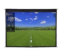 GoSports 10 ft x 7.5 ft Golf Simulator Impact Screen - White Matte Polyester - Standard Projection
