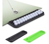 GoSports All-Weather Golf Ball Tray - 24 Ball Capacity - Compatible with All Hitting Mats - Black