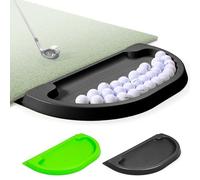 GoSports All-Weather Golf Ball Tray - 70 Ball Capacity - Compatible with all Hitting Mats - Black