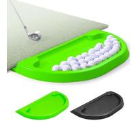 GoSports All-Weather Golf Ball Tray - 70 Ball Capacity - Compatible with all Hitting Mats - Green