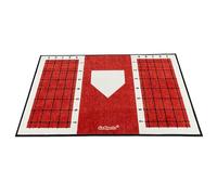 GoSports Baseball and Softball Hitting Mat with Batting Stance Alignment Guide - 6 x 4 ft