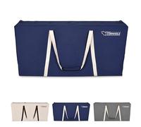 GoSports Canvas Cornhole Carrying Case - PRO Grade 4 ft x 2 ft Regulation Size - Choose Between Navy Blue, Gray and Natural Canvas Colors