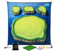 GoSports Chip N' Stick Golf Chipping Mat Game with Golf Balls - Choose Classic, Darts or Islands