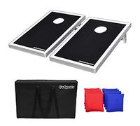 GoSports Cornhole Bean Bag Toss Game Set, Superior Aluminium Frame