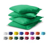 GoSports Official Regulation Cornhole Bean Bags Set (4 All Weather Bags) - 16 Colors Available - Light Green