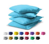 GoSports Cornhole Bean Bags Set of 4 - Regulation All Weather - Light Blue