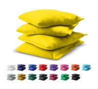 GoSports Official Regulation Cornhole Bean Bags Set (4 All Weather Bags) - 16 Colors Available