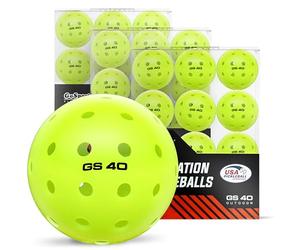GoSports GS 40 Pickleball Balls - 36 Pack of Regulation USAPA Pickleballs