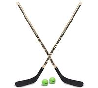 GoSports Hockey Street Sticks - Premium Wooden Hockey Sticks for Street Hockey