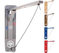 GoSports Hook 21 Wall Mounted Ring Swing Game with Foldable Arm - Play Indoors or Outdoors