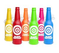GoSports Outdoors Blast Bottles - 6 Pack Shatterproof Bottle Shooting Targets with Rope for Firearm Target Practice, Great for Indoor & Outdoor Gun Ranges