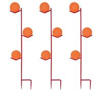 GoSports Outdoors High Caliber Tri-Tower Steel Clay Pigeon Holder - 3 Pack, Shooting Practice Clay Target Stands