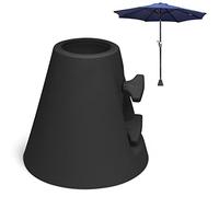 GoSports Permanent Ground Anchor for Outdoor Umbrellas, Sunshades or Light Strings, Nylon, Black