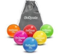 GoSports Plyometric Weighted Balls for Baseball & Softball Training 6 Pack - Variable Weight Balls to Improve Power and Mechanics - Pro Set