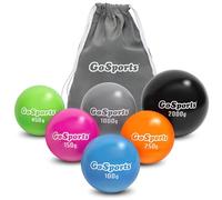 GoSports Plyometric Weighted Balls for Baseball & Softball Training 6 Pack - Variable Weight Balls to Improve Power and Mechanics - Elite Set