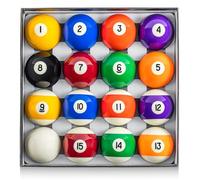 GoSports Regulation Billiards Balls Complete Set of 16 Professional Balls
