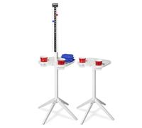 GoSports ScoreCaddy Set of 2 Outdoor Scoreboard Tables with Drink Holders - Perfect Score Tracker Accessory for Backyard Cornhole and Yard Games