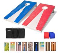 GoSports Solid Wood Premium Cornhole Set | Regulation Size 4'x2' Boards