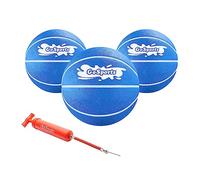 GoSports Swimming Pool Basketballs 3 Pack - Great for Floating Water Basketball Hoops, Choose Red or Blue Pool Basketballs