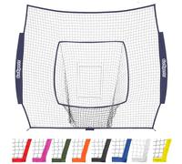 GoSports Team Tone Replacement 7 ft x 7 ft Baseball/Softball Net - Compatible with GoSports Brand 7 ft x 7 ft Baseball Net - Frame Not Included - Navy