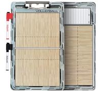 GoSports Volleyball Coaches Boards - 2 Sided Premium Dry Erase Clipboards