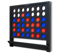 GoSports Wall Mounted Giant 4 in a Row - Jumbo Four in a Row with Coins - Choose Your Style