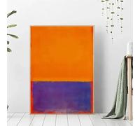 GOSRD Abstract Vintage Club Bar Mark Artwork Rothko Poster Prints Canvas Painting Wall Art Picture Living Room Home Decor(50x75cm)