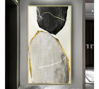 GOSRD Canvas Painting Abstract Home Decor Mural Modern Scandinavian Wall Art Picture Bedroom(70X140cm)