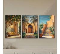 GOSRD Canvas Painting Luxury Minimalist Landscape Art Posters And Prints Home Decor(60x80cm-3Pcs)