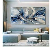 GOSRD Canvas Prints Paintingfeaturing Flowers Modern Art Wall Home Decor(60X120cm /internal frame)
