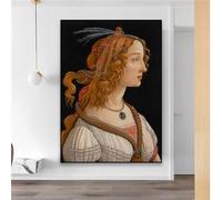 GOSRD Classical Sandro Botticelli Oil Painting Poster Renaissance Art Prints Birth of Venus Canvas Painting Gallery Home Decor(30x50cm/Frameless)